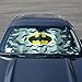 BDK Batman DC Comics Warner Brothers Official Licensed Front Windshield Sun Shade-Accordion Folding Auto Sunshade for Car Truck SUV-Blocks UV Rays Sun Visor Protector-Keep Your Vehicle Cool- 58 x 27 Inch (WBAS-1301)