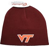 NCAA Virginia Tech Knit Beanie Hat Red