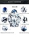 OLEK Men's Waterproof Ski Snowboarding Jacket Windproof Snow Snowboard Coat and Pants Set