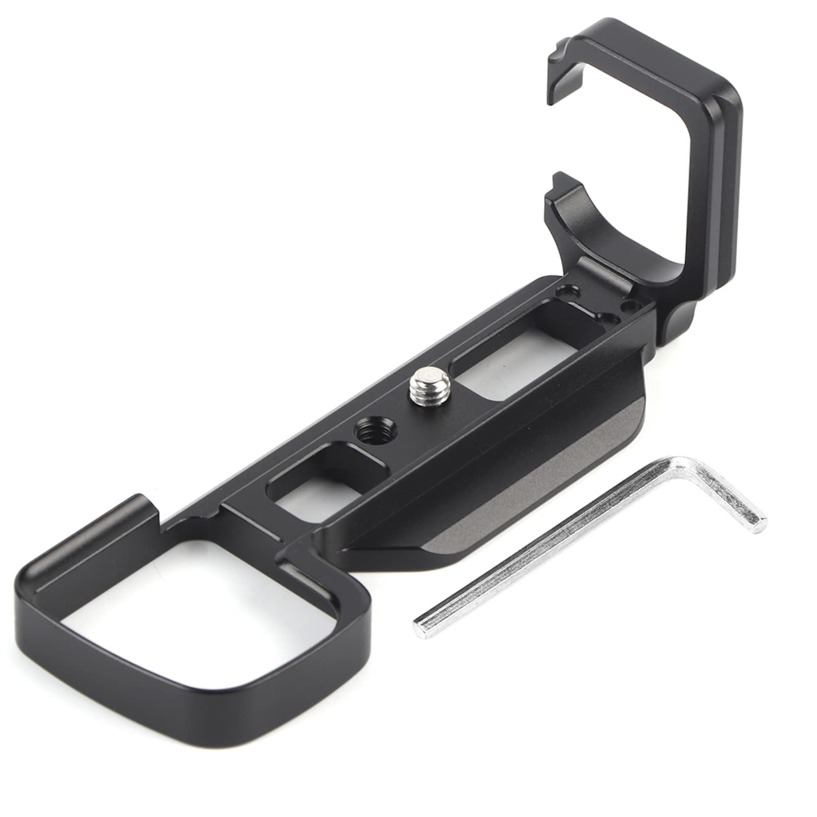 Mavis Laven Camera L-Plate Hand Grip, Vertical L Bracket Mount Quick Release Plate, Durable Alloy Hand Grip for Sony A6000 Mirrorless Camera