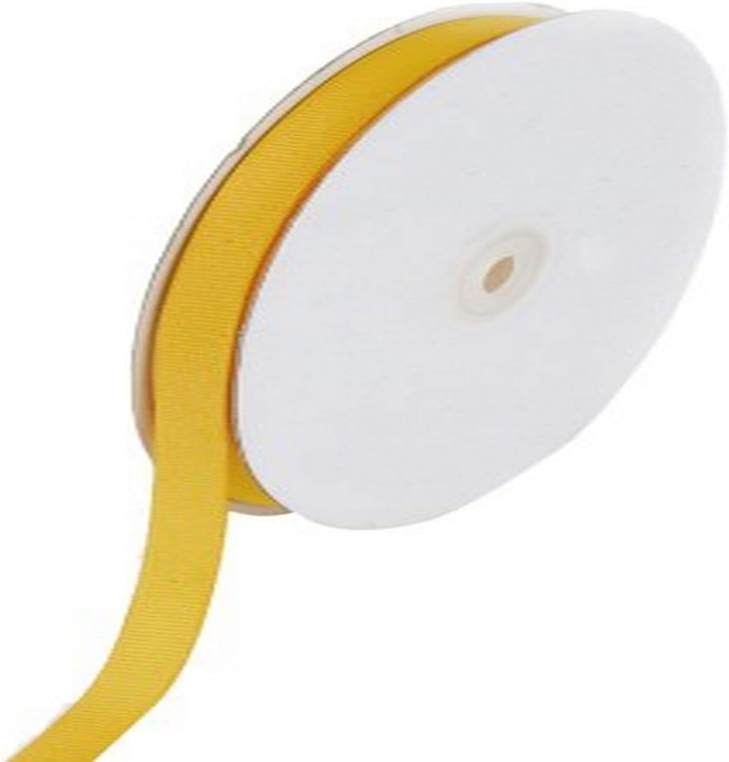 Creative Ideas Solid 3/8-Inch Grosgrain Ribbon, 50-Yard, Light Gold