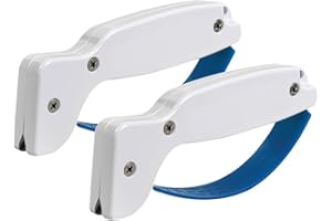 2Pack Kitchen Knifes Sharpener Handheld Carbide Tipped Blade Sharpens Knives & Scissors