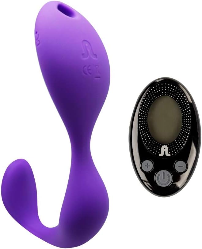 Adrien Lastic Mr. Hook Hands Free Vibrator with Remote Vibrator, Purple
