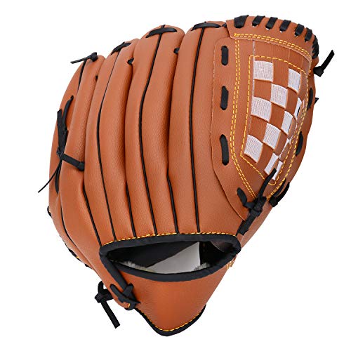 Unihoh Baseball Glove Softball Gloves - Right Hand Throw - Adult and Youth Sizes - 12,5in Size Mitts - Easy Break in Baseball Mitt