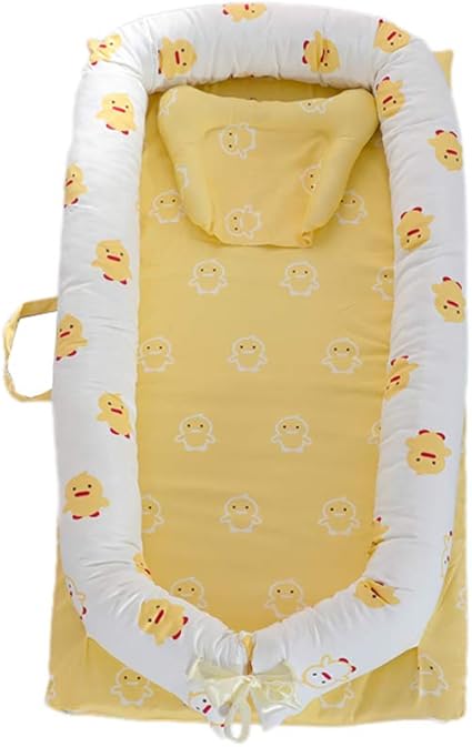 Koerim Nido Para Bebes Cuna Portatil De Algodon 100 Se Puede Poner Encima Acurrucarse De Una Cama Cama Nido Tumbona Para Bebe Cambio De Panal Cama Camas Para Bebes Y Ninos Pequenos