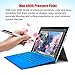 Surface Pen, Surface Pen for Microsoft Surface Pro 4 and Surface Pro 3, 4096 Levels of Pressure for High Fidelity Writing, Drawing or Painting with 4 Tips-Silver