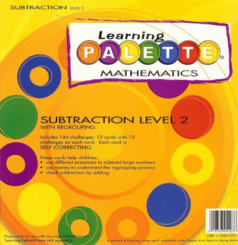 2nd Grade Math Subtraction Learning Palette