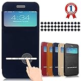 Baseus iPhone 6 Plus Case, Aerb Classic Series Smart Window View Touch Metal Front Flip Cover Folio Case for iPhone 6 Plus 5.5