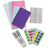 EggMazing Egg Decorator Egg-cessory Pack - Stickers &amp; Foam Letters, Kids 3+ | Adhesive jewels, glitter flowers, variety shapes &amp; 3 quick-dry markers, personalize eggs, spinner &amp; eggs sold separately