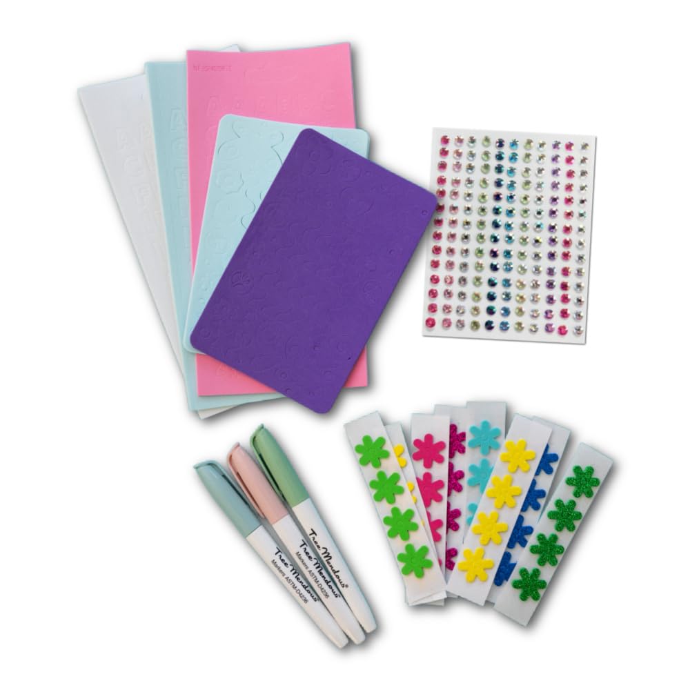 Eggmazing Egg Decorator Easter Egg-cessory Pack - Accessory Pack for Egg Decorating - Markers, Adhesive Jewels and Foam Stickers - Arts and Crafts Kit, Ages 3 and Up