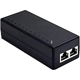 ThePoEstore Gigabit PoE Injector Adapter, PoE+ Injector 30W ，Gigabit Power Over Ethernet Plus Injector，10/100/1000Mbps IEEE 8