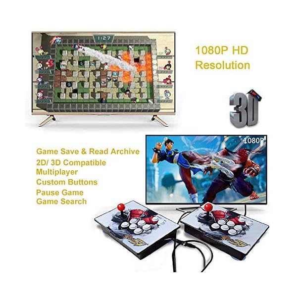 MOSTOP 3D & 2D Arcade Video Game Console - Image 4