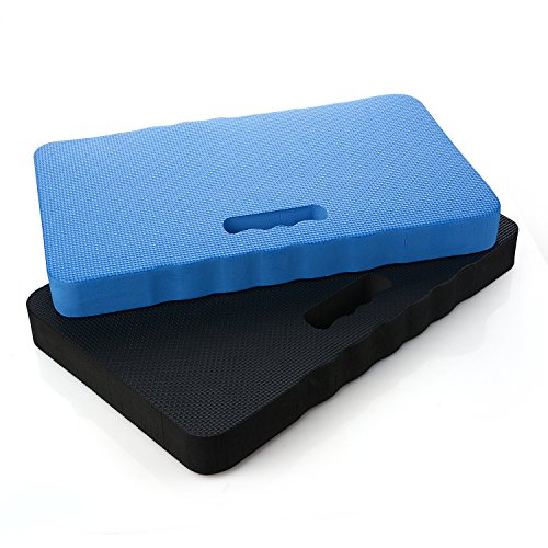 UHBGT Kneeling Pad, EVA Memory Foam Pad, Garden Kneeling Cushions Soft Thick Kneeling Mat for Scrubbing Floors, Gardening Construction, 18" x 11" x 1.5",Black - Thumbnail 2