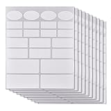 Pangda 220 Pieces Clothing Labels Non-Iron Fabric Labels Writable Kids Label for Daycare and School