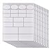Pangda 220 Pieces Clothing Labels Non-Iron Fabric Labels Writable Kids Label for Daycare and School