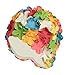 Latex Swim Cap - Women Stylish Swimming Cap Great for Ladies, Perfect to Keep Hair Dry - Suitable for Long Hair - Flowal Petal Vintage Style - Multicolored