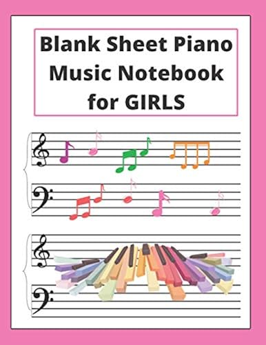 Blank Sheet Piano Music Notebook Kids