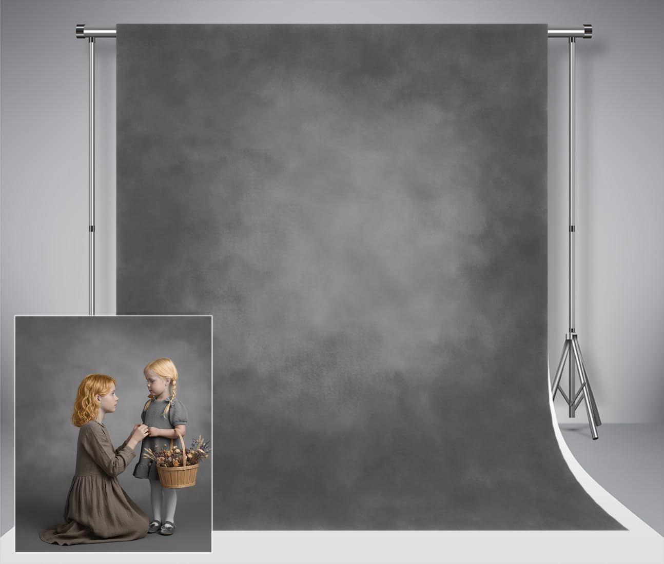 Kate 2x3m Photography Backdrop Dark Grey Photo Backdrops Microfiber Texture Portrait Background for Photography Studio Props