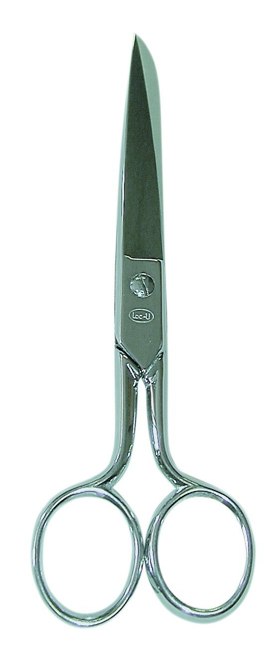 Locau Sewing Scissors Hot Forged Stainless Steel, Stainless Steel, silver, 11 cm