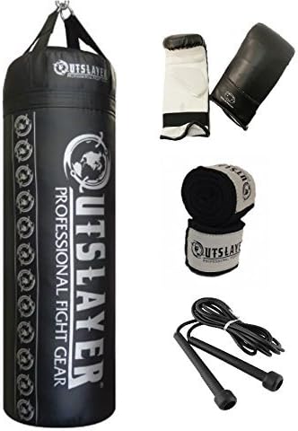 Outslayer 80lb Boxing and MMA Punching Bag Kit by Outslayer