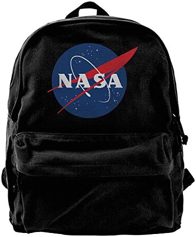 NASA Logo Canvas Backpack Laptop Bag Daypack Travel School Bag