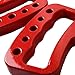 Iparts New Aluminum Grab Handle for Jeep Wrangler JK 07-17 2/4 Door - Pair (Front Red)
