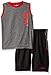 STX Toddler Boys' 2 Piece Performance Tank and Short Set, Sh_Engine Red, 2T