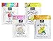 Rainbow Ice, Front Porch Lemonade, Coconut Lime and Birthday Cake Gourmet Gum - Pack of 4 Variety Pack