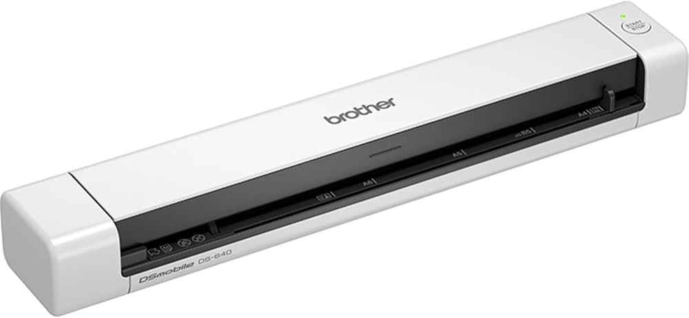Brother DS-640 Document Scanner USB 3.0 Portable A4 15 PPM White