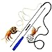 Pet Fit For Life 2 Ball Feather Teaser and Exerciser For Cat and Kitten - Cat Toy Interactive Cat Wand