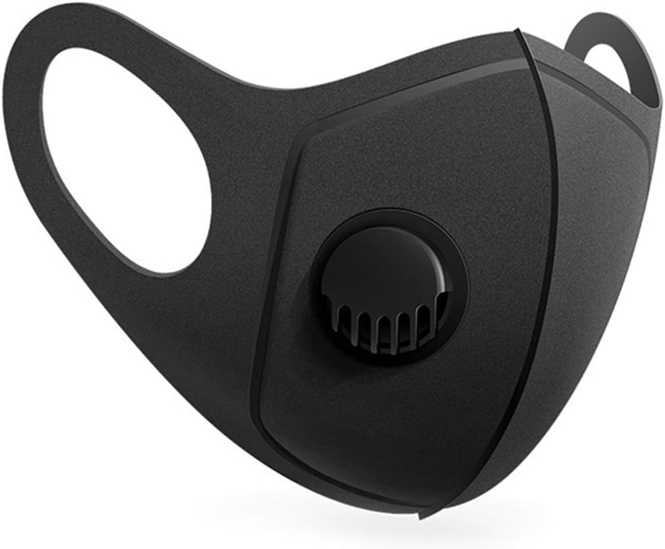 Reusable Dustproof M-as-k with Exhalation Valve,Air Purifying M as k, Dust M as k PM2.5 Windproof Foggy Haze Pollution Respirator (Style-01)