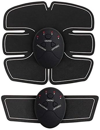 Abdominal Muscle Toning Trainer Toning Belt Home Gym, Abs Trainer Wireless Body Gym Belt Massager Pad Workout Home Office Fitness Equipment For Abdomen/Arm/Leg Training Men Women by Egosola