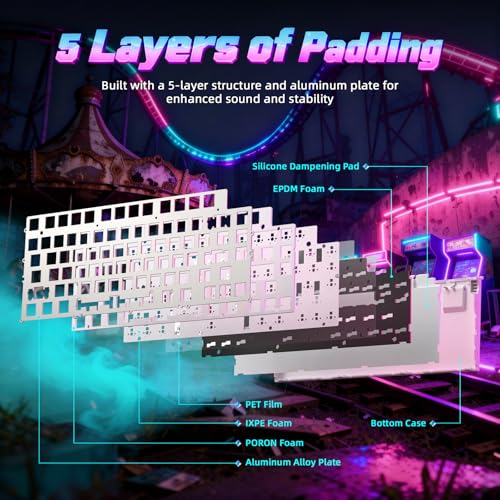 ATTACK SHARK R85 HE Wired Magnetic 75% Gaming Keyboard, 8KHz Polling Rate, 0.005mm Fast Activation RT, 256K Scanning, Hot-Swap Customizable, for PC/Win/Mac, White Outline