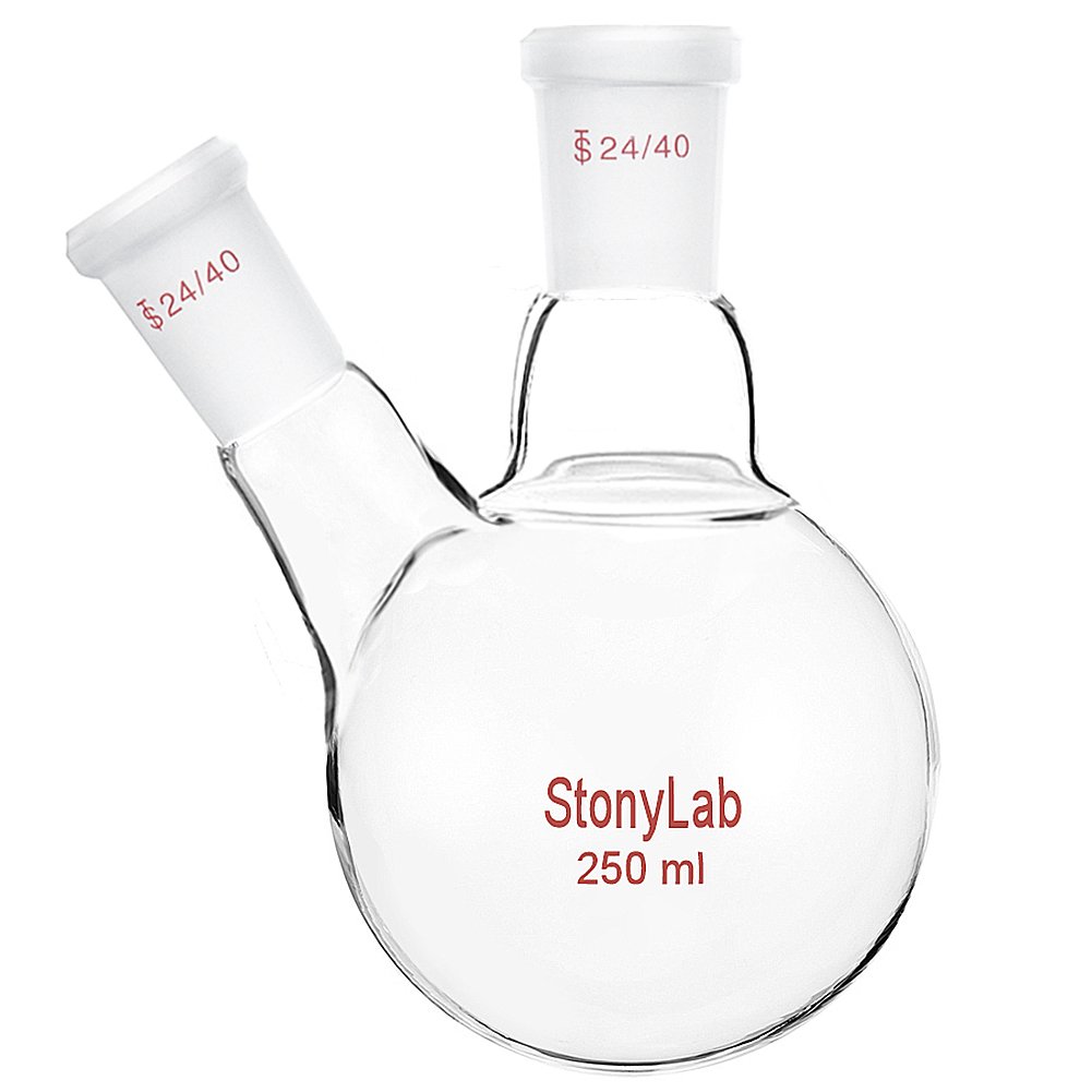 Pallone Di Schlenk In Vetro Borosilicato Fondo Tondo Ml. 1000 - Cono - Foto 8