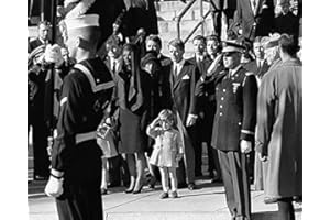 THE MCMAHAN PHOTO ARCHIVE JFK Junior Salute John F Kennedy Funeral 8x10 Silver Halide Photo Print