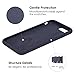 iPhone 8 Plus Case, iPhone 7 Plus Case, JASBON Liquid Silicone Phone Case with Free Screen Protector Gel Rubber Shockproof Cover Full Protective Case for Apple iPhone 8 Plus/iPhone 7 Plus-Dark Blue