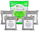 Regenerair 4 x 200g Air Purifying Bags 100% Activated Bamboo Charcoal Deodorizer Odor Eliminator for Kitchens Bedrooms Bathrooms Cars Basements Pet Areas & Shoes