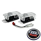 Bailongju Audi Easy Installation Car Door LED Logo Projector Ghost Shadow Lights 2-pc Set