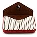 Partstock Multipurpose PU Leather Business Name Card Holder Wallet Leather Credit card ID Case / Holder / Cards Case with Magnetic Shut Red