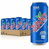 Zevia Zero Calorie Soda, Cola, 16 Ounce Cans