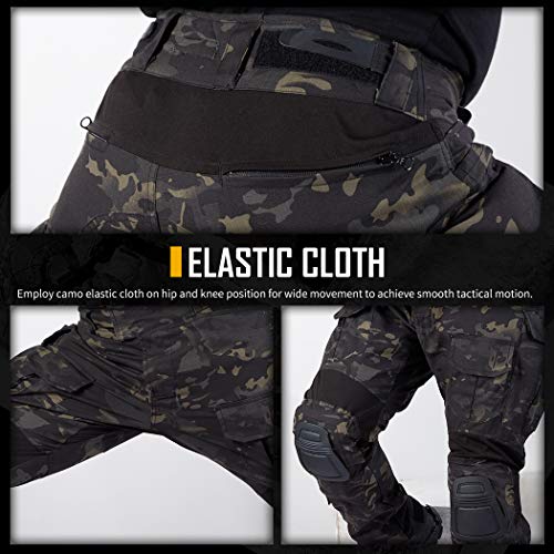 Pantalon Tactique IDOGEAR G3 – Camo – Avec Genouillères Intégrées – Homme