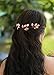 Missgrace Bridal Rose Gold Hair Pins Women Crystal Rhinestone Headpiece Wedding Leaf Hair Pins Clips Bridal Hair Jewelry Wedding Hair Accessories (pack of 3)