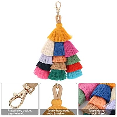 COOFIT Straw Bags Beach Bags Pompom Shoulder Bags Straw Purse Summer Woven Bags Tassel Bags 51M07etH%2BxL