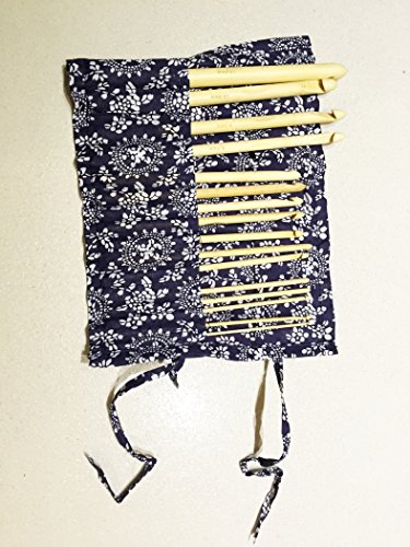 16 pieces of Bamboo Crochet Hooks 15cm/6" with Case (2mm - 12mm Needle Set) - for Knitting by TARGARIAN