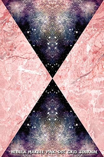 Nebula Marble Pink Dot Grid Journal: Beautiful Pink Marble & Space Nebula Notebook for Writing Notes or Diary Journal - Precious Stones Gemstones - 6 x 9 Wide-Ruled Paper 108 pages Composition Book Paperback – August 10, 2018