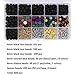 Bead Kit, 600 Pcs Lava Beads Stone Rock Beads Kit Set for Essential Oils Jewelry Making by Afantti
