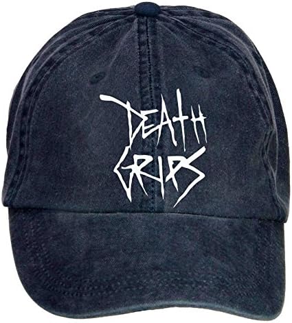 Death Grips Symbol Adjustable Designed Unisex Hats by Fashio shir Navy One Size