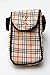 Woofhoof Large Plaid On The Leg Cell Phone Mobile Holder for The Leg/Calf - for Equestrian, Jogger, Hiker or Motorcycle, fits Phone Size 6.5