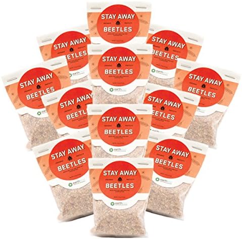 Stay Away Beetles Repellent Pest Control Scent Pouches - All Natural, No Mess, and Environmentally Safe - 12 PACK - Not for Sale in CT, DC, IN, ME, MS, NM, SD