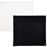 DABER VICH Shirt Extender for Women Plus Size Skirt Extenders Band White and Black 2 Pieces